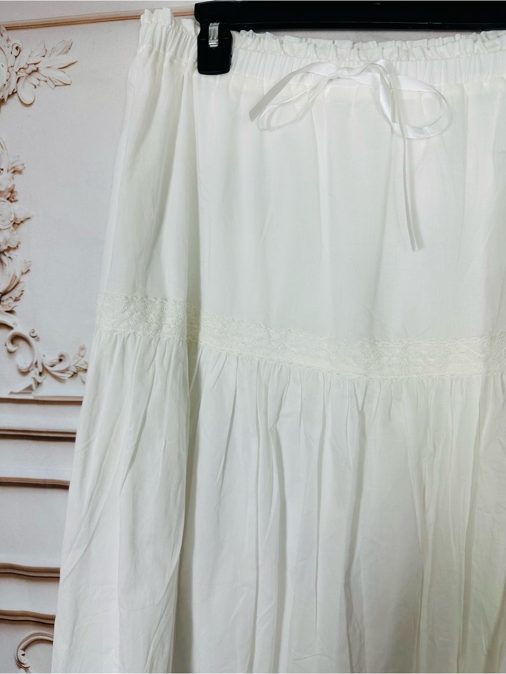 Blu Pepper White Tiered Maxi Skirt - Picture 12 of 14